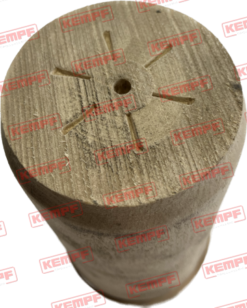 21448 Holzstopfen für Planrohr 60x1,2